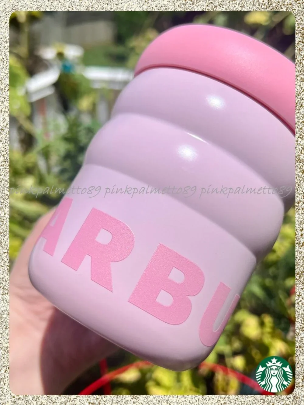 ✨🍓 NWT 2026 Starbucks Light Pink Ripple 12oz Stainless Steel Insulated Mug